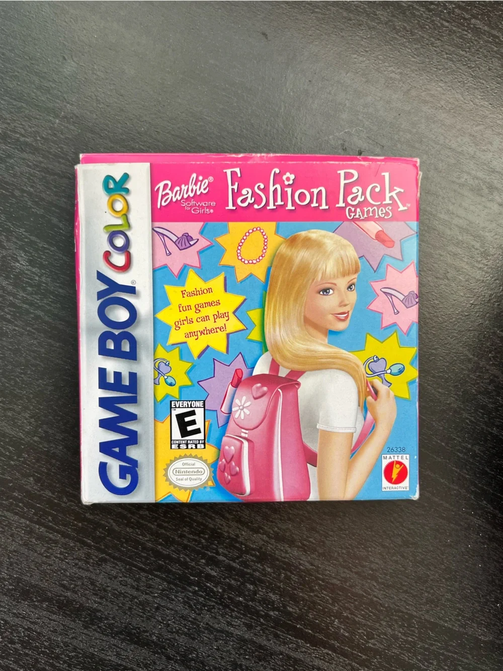 Vintage Barbie Fashion Pack Game for GameBoy Color